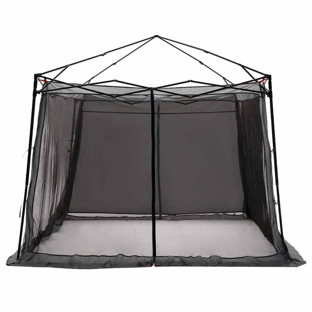 Produktbild för Innertält med tak Grå och orange 303 x 303 x 196 cm taffeta