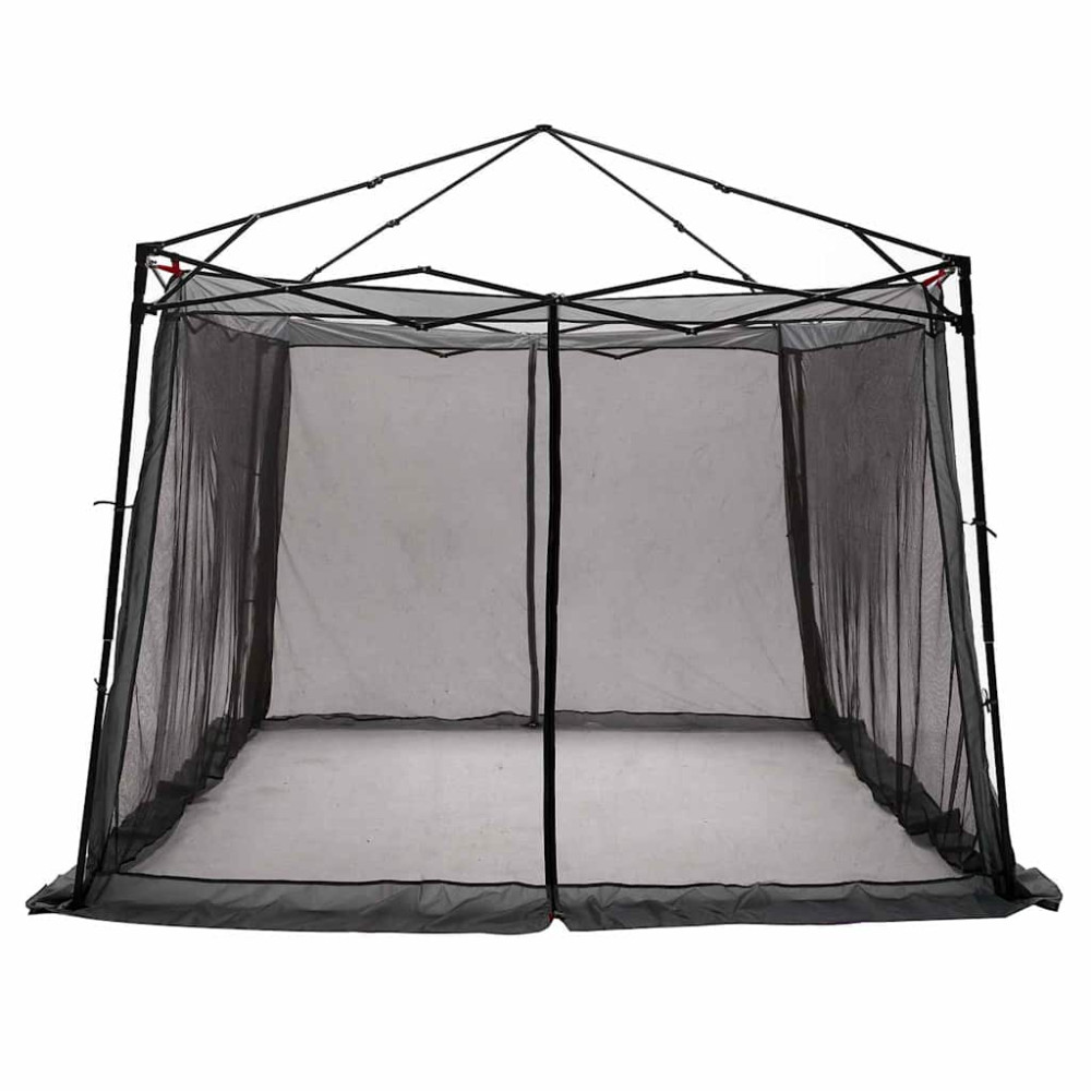 Produktbild för Innertält med tak Grå och orange 303 x 303 x 196 cm taffeta