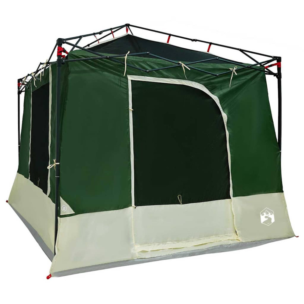 Produktbild för Innertält med tak med lagring Grön 290 x 288 x 234 cm taffeta