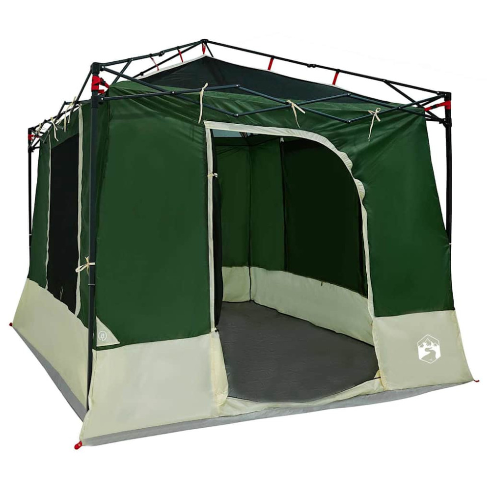 Produktbild för Innertält med tak med lagring Grön 290 x 288 x 234 cm taffeta