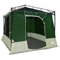 Produktbild för Innertält med tak med lagring Grön 290 x 288 x 234 cm taffeta
