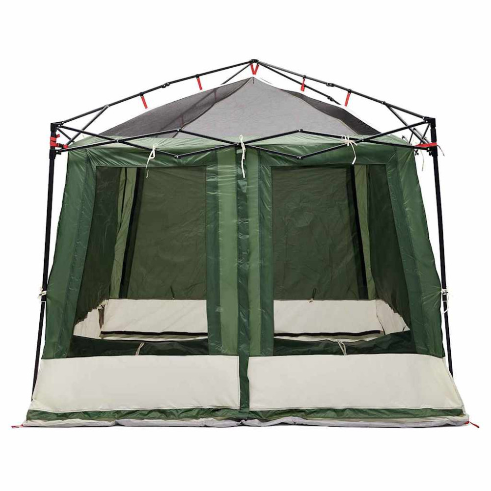 Produktbild för Innertält med tak med lagring Grön 291 x 291 x 240 cm taffeta
