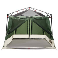 Produktbild för Innertält med tak med lagring Grön 291 x 291 x 240 cm taffeta