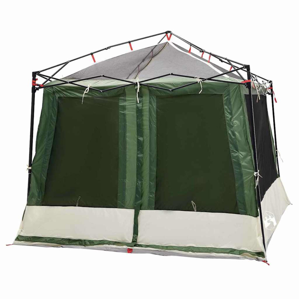Produktbild för Innertält med tak med lagring Grön 291 x 291 x 240 cm taffeta