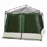 Produktbild för Innertält med tak med lagring Grön 291 x 291 x 240 cm taffeta