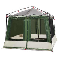 Produktbild för Innertält med tak med lagring Grön 291 x 291 x 240 cm taffeta