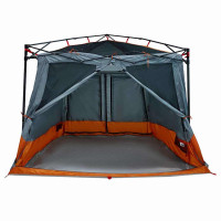 Produktbild för Innertält med tak Grå och orange 291 x 291 x 240 cm taffeta
