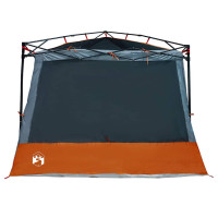 Produktbild för Innertält med tak Grå och orange 291 x 291 x 240 cm taffeta