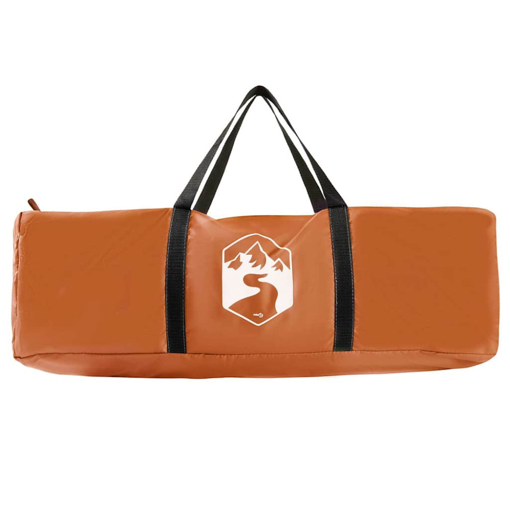 Produktbild för Innertält med tak Grå och orange 291 x 291 x 240 cm taffeta