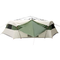 Produktbild för Innertält med tak med lagring Grön 520 x 520 x 190 cm taffeta