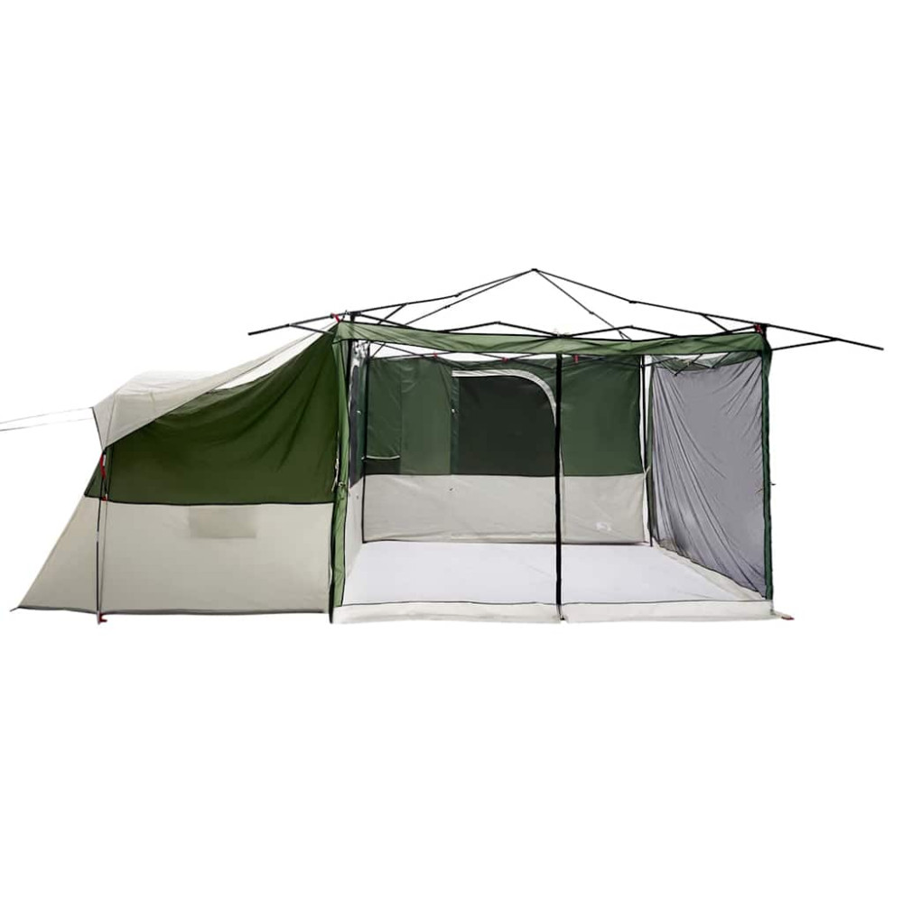 Produktbild för Innertält med tak med lagring Grön 520 x 520 x 190 cm taffeta