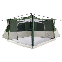 Produktbild för Innertält med tak med lagring Grön 520 x 520 x 190 cm taffeta