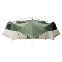 Produktbild för Innertält med tak med lagring Grön 520 x 520 x 190 cm taffeta