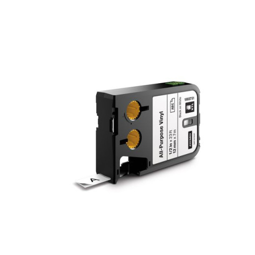 DYMO Tape DYMO XTL 12mm sva på vit 7m 1868751
