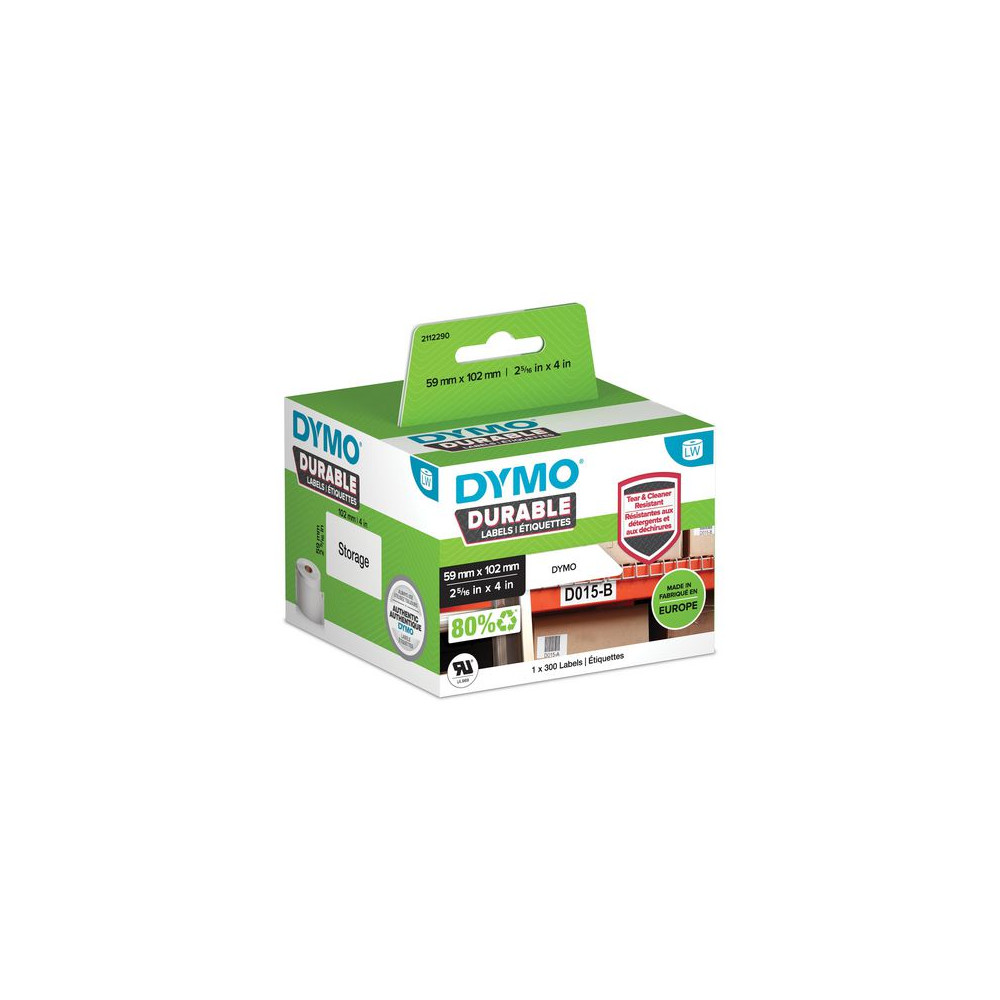 Produktbild för Etikett DYMO LW 59x102mm 300/fp