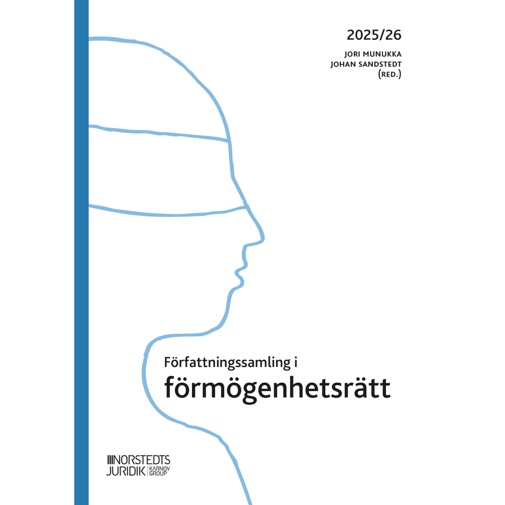 Produktbild för Författningssamling i förmögenhetsrätt : 2025/26 (häftad)