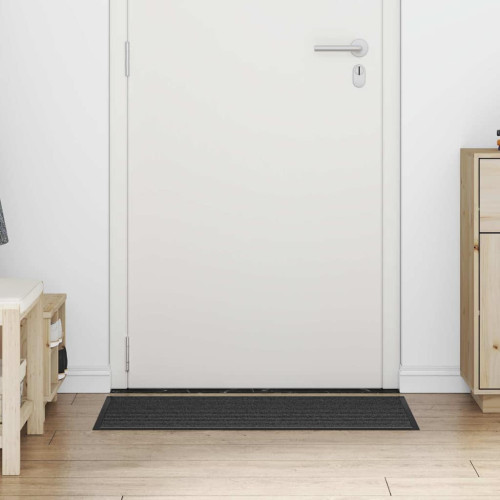 vidaXL Dörrmatta Svart 60 x 90 cm Polypropylen
