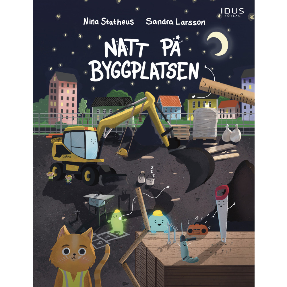 Produktbild för Natt på byggplatsen (inbunden)