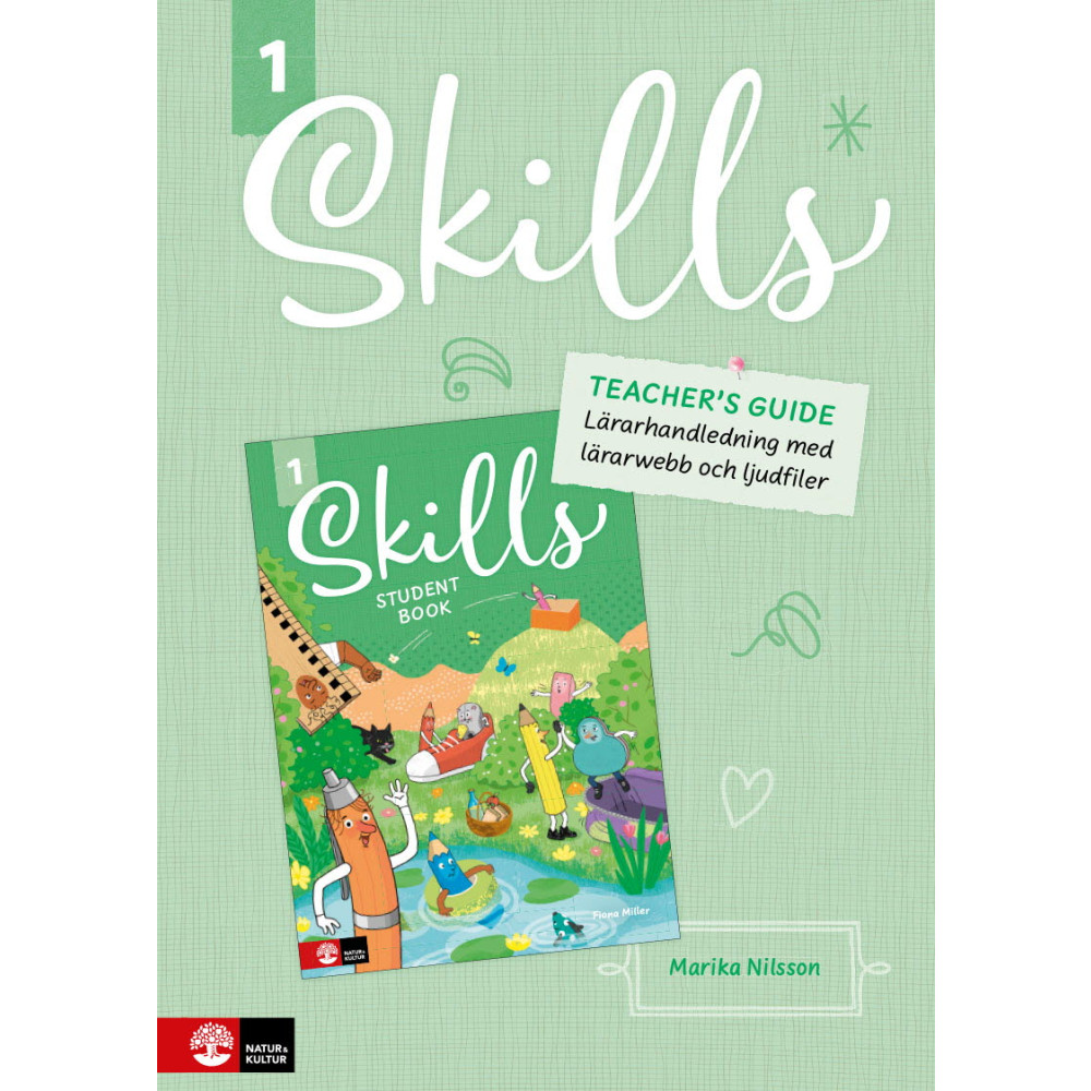 Produktbild för Skills åk 1 Teacher's Guide med lärarwebb 12 mån (bok, spiral)