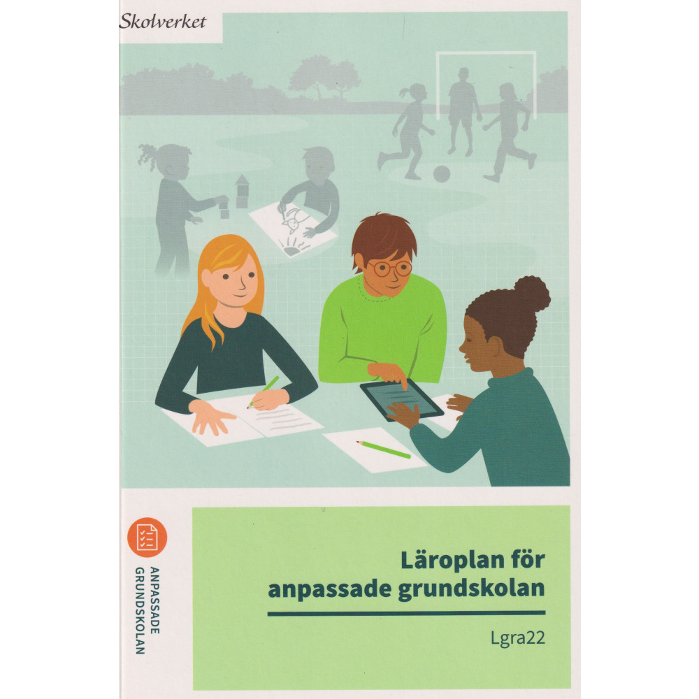 Produktbild för Läroplan för anpassade grundskolan. Lgra22 : Uppdaterad 2025 (häftad)