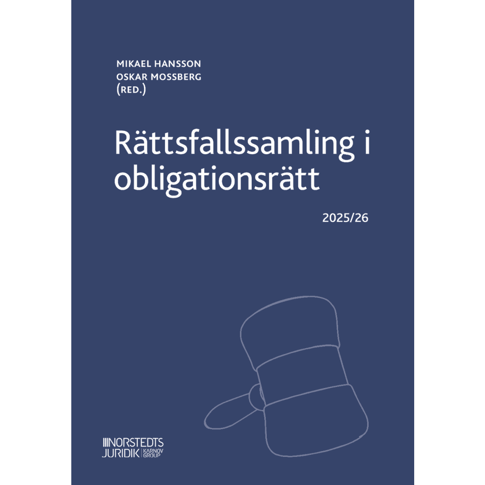 Produktbild för Rättsfallssamling i obligationsrätt (häftad)