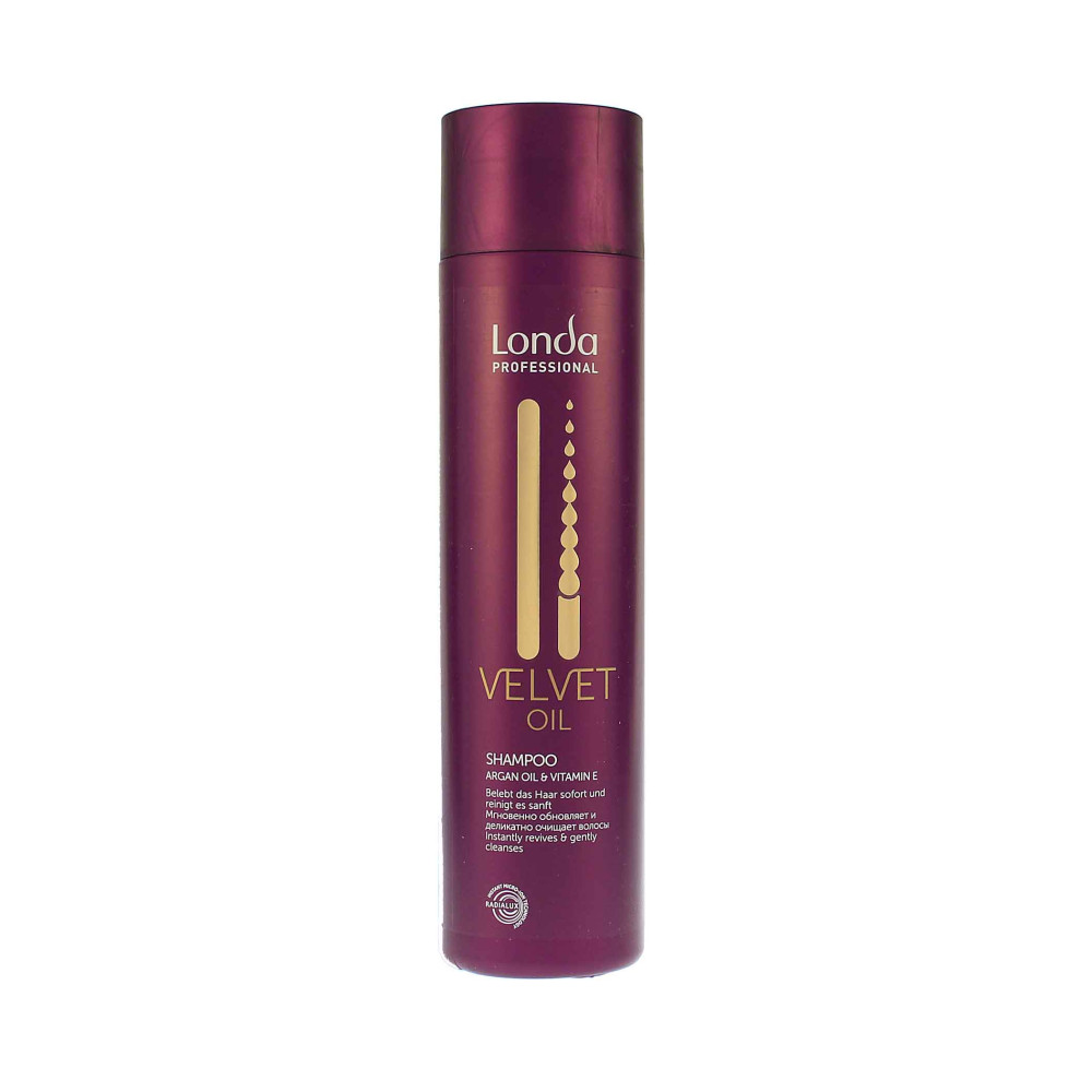 Produktbild för Londa Professional Velvet Oil Shampoo revitalizační šampon s arganovým olejem 250 ml