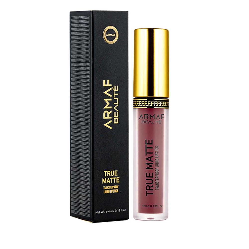 Produktbild för Armaf Beauté True Matte Transferproof Liq Lipstick 4ml 07 Voyage