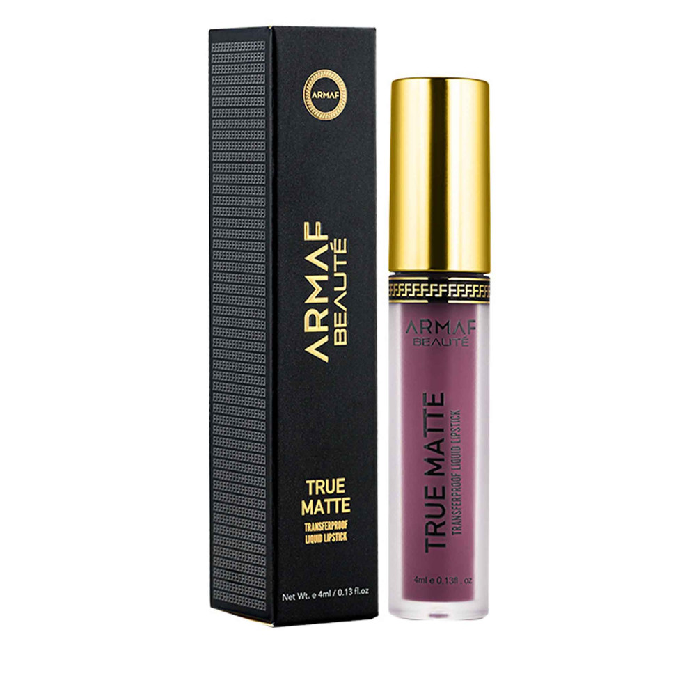 Produktbild för Armaf Beauté True Matte Transferproof Liq Lipstick 4ml 09 High Street