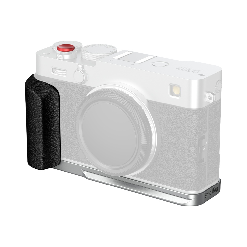 Produktbild för SmallRig 5447 L-Shaped Mount Plate with Silicone Handle for FUJIFILM X-E5 Silver