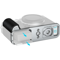 Produktbild för SmallRig 5447 L-Shaped Mount Plate with Silicone Handle for FUJIFILM X-E5 Silver