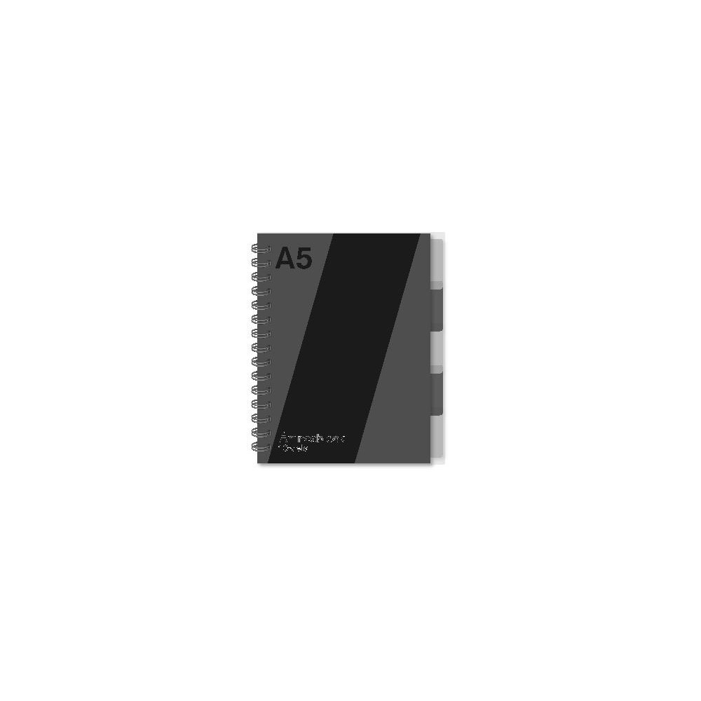 Produktbild för Ant.block A5 70g 200 blad 10 avdelare
