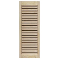 Produktbild för Skåpdörr 4 pcs Naturfärg 110 x 2,1 x 39,5 cm Massiv furu