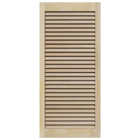Produktbild för Skåpdörr 4 pcs Naturfärg 49,5 x 2,1 x 110 cm Massiv furu