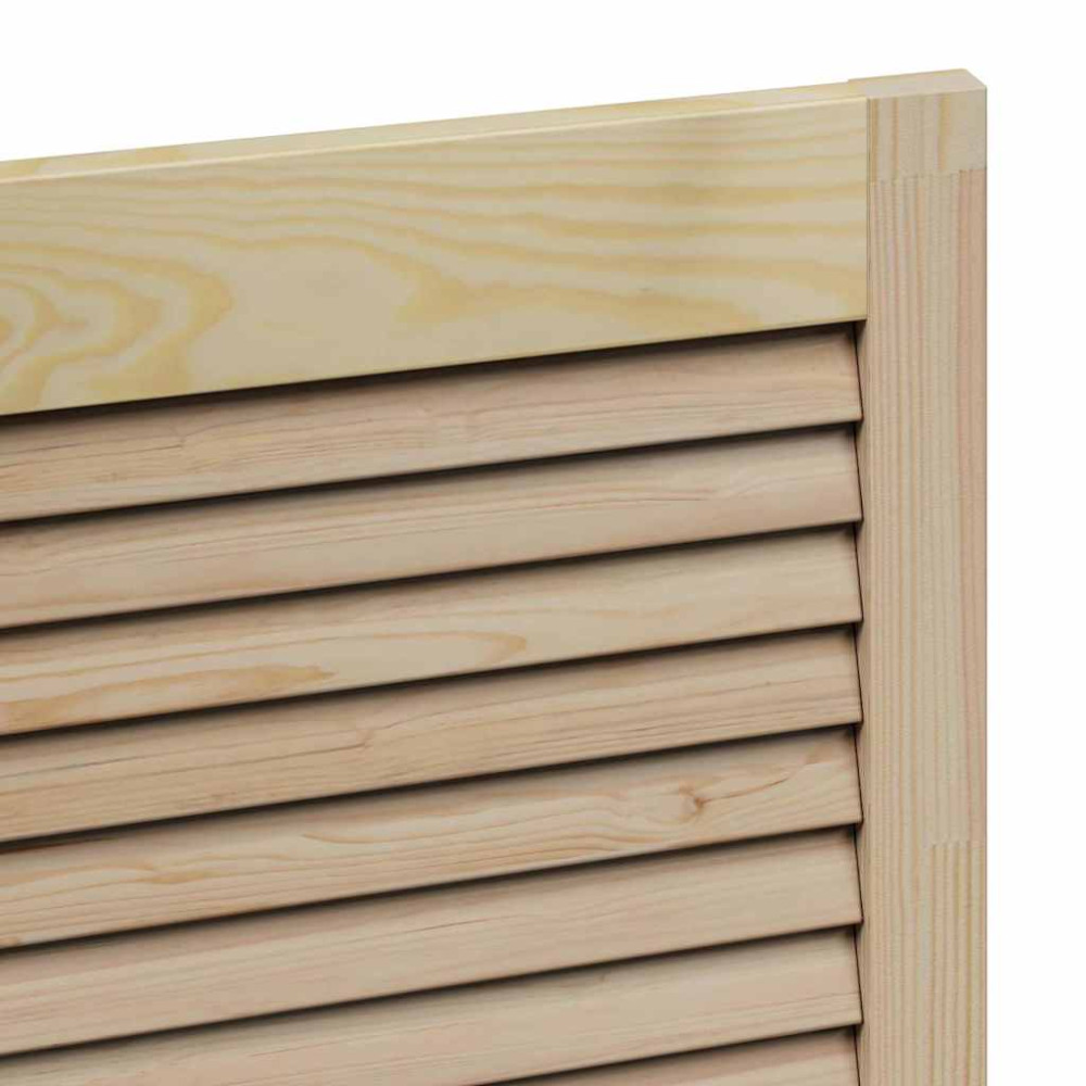 Produktbild för Skåpdörr 4 pcs Naturfärg 49,5 x 2,1 x 110 cm Massiv furu