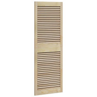 Produktbild för Skåpdörr 4 pcs Naturfärg 49,5 x 2,1 x 140,5 cm Massiv furu