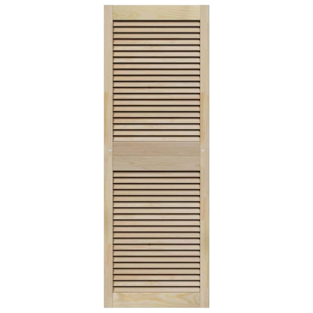 Produktbild för Skåpdörr 4 pcs Naturfärg 49,5 x 2,1 x 140,5 cm Massiv furu