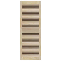 Produktbild för Skåpdörr 4 pcs Naturfärg 49,5 x 2,1 x 140,5 cm Massiv furu