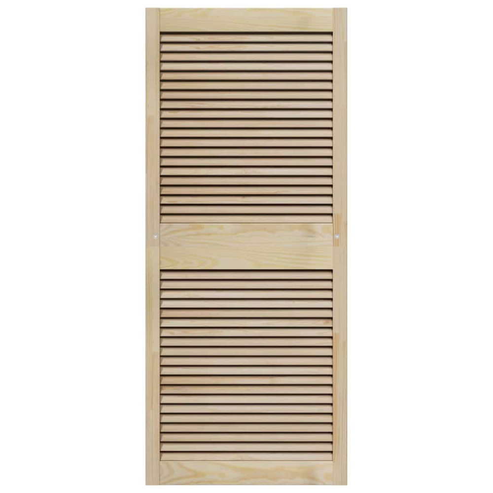 Produktbild för Skåpdörr 4 pcs Naturfärg 140,5 x 2,1 x 59,5 cm Massiv furu