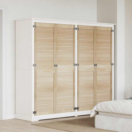 vidaXL Skåpdörr 4 pcs Naturfärg 170 x 2,1 x 49,5 cm Massiv furu