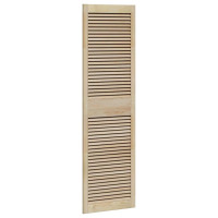 Produktbild för Skåpdörr 4 pcs Naturfärg 170 x 2,1 x 49,5 cm Massiv furu