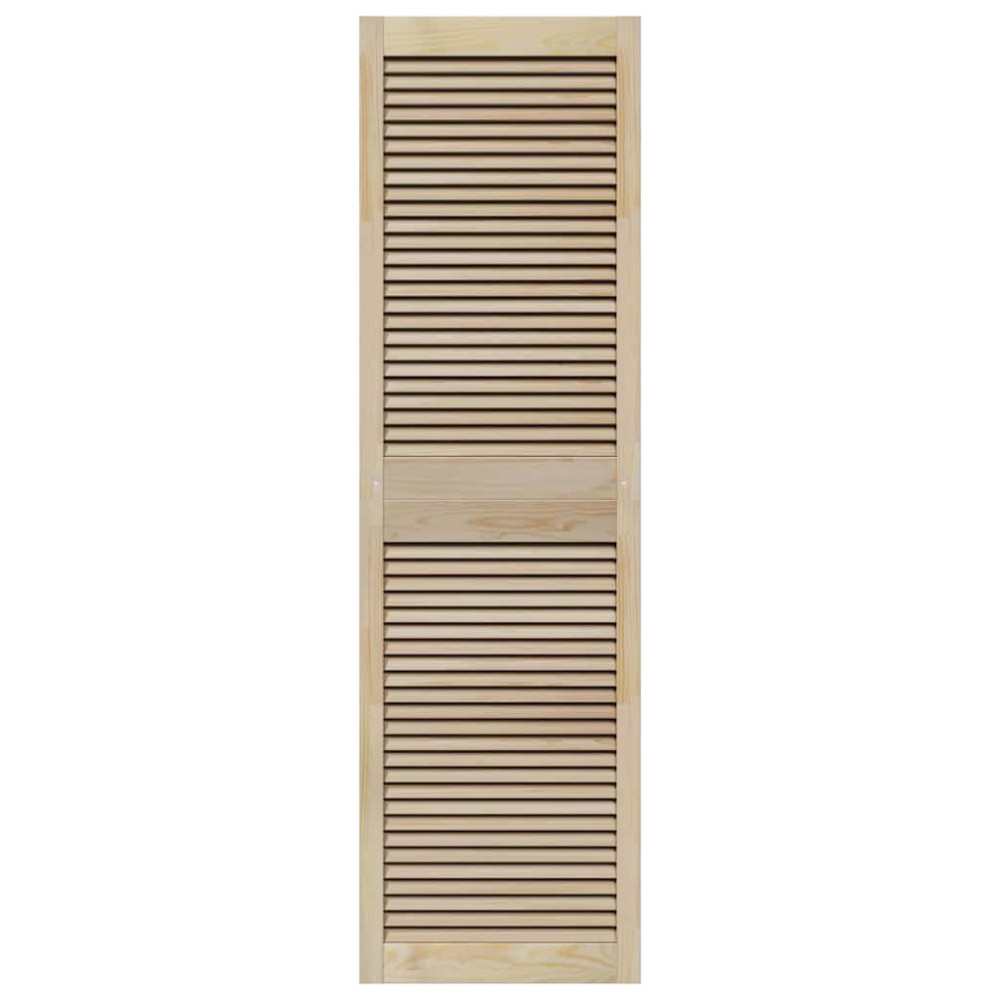 Produktbild för Skåpdörr 4 pcs Naturfärg 170 x 2,1 x 49,5 cm Massiv furu