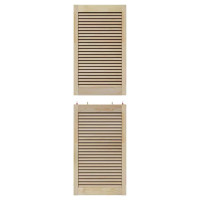 Produktbild för Skåpdörr 4 pcs Naturfärg 170 x 2,1 x 49,5 cm Massiv furu