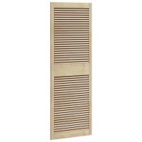 Produktbild för Skåpdörr 4 pcs Naturfärg 170 x 2,1 x 59,5 cm Massiv furu