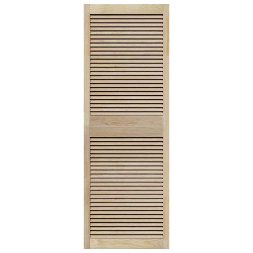 Produktbild för Skåpdörr 4 pcs Naturfärg 170 x 2,1 x 59,5 cm Massiv furu