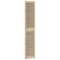 Produktbild för Skåpdörr 4 pcs Naturfärg 201 x 2,1 x 39,5 cm Massiv furu
