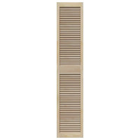 Produktbild för Skåpdörr 4 pcs Naturfärg 201 x 2,1 x 39,5 cm Massiv furu