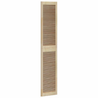 Produktbild för Skåpdörr 4 pcs Naturfärg 201 x 2,1 x 39,5 cm Massiv furu