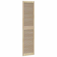 Produktbild för Skåpdörr 4 pcs Naturfärg 201 x 2,1 x 49,5 cm Massiv furu