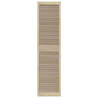 Produktbild för Skåpdörr 4 pcs Naturfärg 201 x 2,1 x 49,5 cm Massiv furu