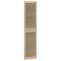 Produktbild för Skåpdörr 4 pcs Naturfärg 201 x 2,1 x 49,5 cm Massiv furu